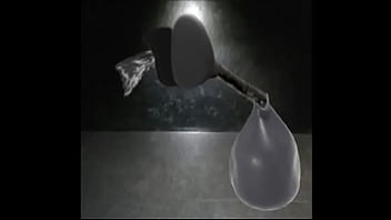 Rare animation 2 latex suit vacuum