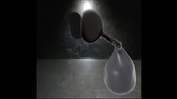 Rare animation 2 latex suit vacuum