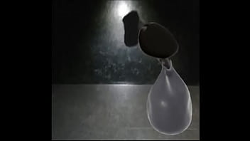 Rare animation 2 latex suit vacuum