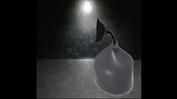 Rare animation 2 latex suit vacuum