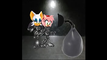 Rare animation 2 latex suit vacuum