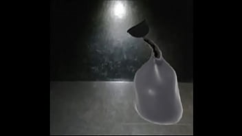 Rare animation 2 latex suit vacuum