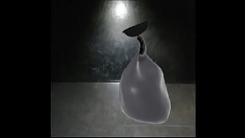 Rare animation 2 latex suit vacuum