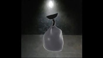 Rare animation 2 latex suit vacuum