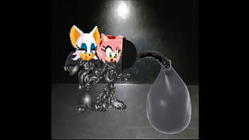 Rare animation 2 latex suit vacuum