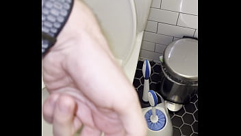 Roomate left her thongs on the bathroom for me to masturbate as soon as i saw them my dick got crazy hard and then i fucked her later