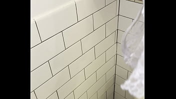 Roomate left her thongs on the bathroom for me to masturbate as soon as i saw them my dick got crazy hard and then i fucked her later