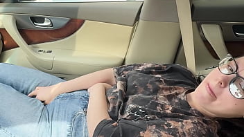 Real desperate jeans wetting and squirt in my car