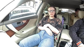Real desperate jeans wetting and squirt in my car
