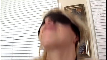 Wearing a blindfold makes candy manson much more orgasmic
