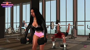 Keiko k rubs one out after day at gym with co star raila rains to be continued