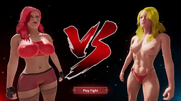 Ruby vs kara {nf3d video game fighting rough sex}