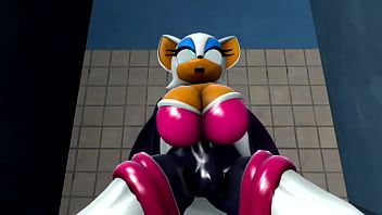 Rogue Gets Fucked By Blaze In The Bathroom thumbnail