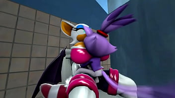 Rogue gets fucked by blaze in the bathroom Rogue gets fucked by blaze in the bathroom
