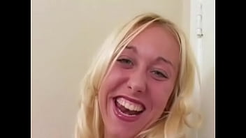 Goldie cox cute petite blonde huge cock deepthroat and facefuck blowjob and cum facial