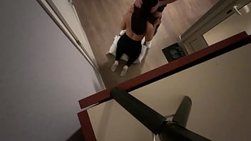 Caught masturbating in office copy room by secretary Caught masturbating in office copy room by secretary