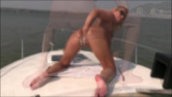 Sam zee self fisting cream filled fucked on a boat squirt cum swallow ots965