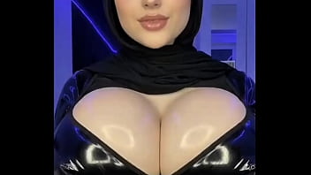Latex shiny boobs slut gets cum facial