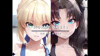 Fate babes black vs white cocks ai