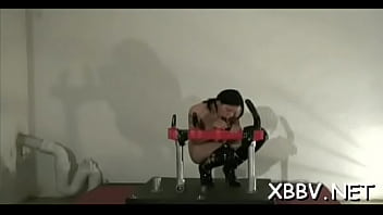 Tempting sweetie is wearing nothing while posing