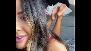 She smiles while you get off to her soles