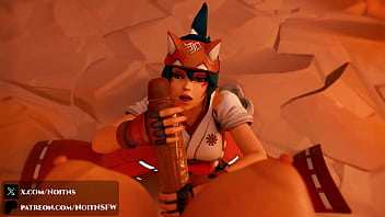 Overwatch kiriko sucks off futa ashe full