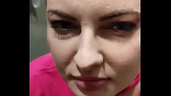 A stranger cums in my mouth in a shopping mall toilet