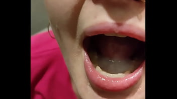 A stranger cums in my mouth in a shopping mall toilet