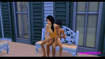 Horny Girl Rides Big Futa Dick thumbnail