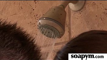 Soapy massage end with a big cumshot 12