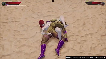 Jennifer vs neri nf3d female sex femdom combat arena