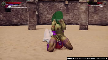 Jennifer vs neri nf3d female sex femdom combat arena Jennifer vs neri nf3d female sex femdom combat arena