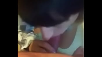 Getting dick sucked by brunette hottie