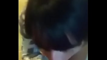 Getting dick sucked by brunette hottie