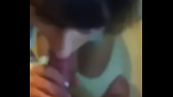 Getting dick sucked by brunette hottie