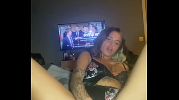 Thick teen fucks herself until she cums