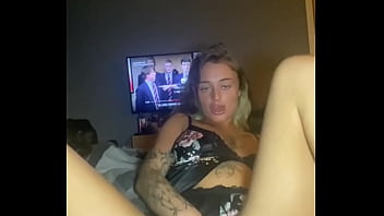 Thick teen fucks herself until she cums