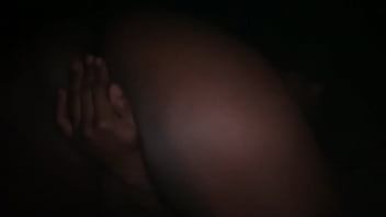 Nasty black girlfriend deepthroating showing pussy