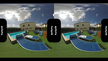 The reaction of 3 lesbians who for the first time have their pussy licked by a man