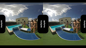 The reaction of 3 lesbians who for the first time have their pussy licked by a man