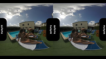 The reaction of 3 lesbians who for the first time have their pussy licked by a man