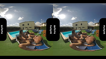 The reaction of 3 lesbians who for the first time have their pussy licked by a man