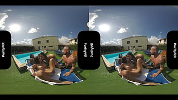 The reaction of 3 lesbians who for the first time have their pussy licked by a man