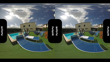 The reaction of 3 lesbians who for the first time have their pussy licked by a man