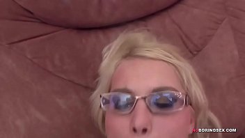 Blowjob and fisting with busty blonde