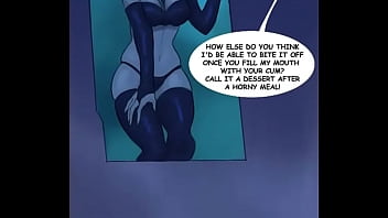 Horny vampires fucked a scared man in a game