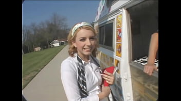 The big cock of the ice cream man for the little pussy of lexi belle