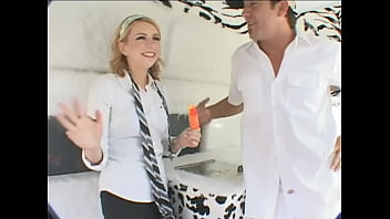 The big cock of the ice cream man for the little pussy of lexi belle