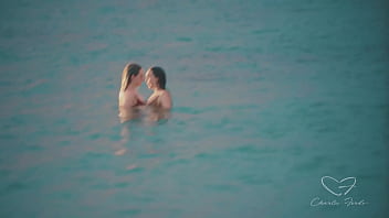 Making out during the beach sunset charlie forde & olive gee make out