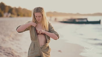 Making out during the beach sunset charlie forde & olive gee make out
